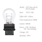 Fugedox 3157 LED Tail/Brake Signal Bulbs, 12V