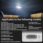 LED Dome Light Cover for Dodge Ram & Jeep