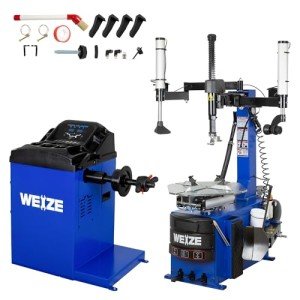 WEIZE Automatic Tire Changer and Balancer Combo