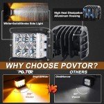 4" Dual Function LED Pod Lights for Off-Road