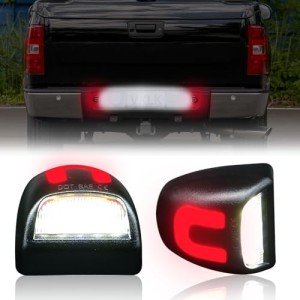 LED License Plate Lights for Silverado & Sierra