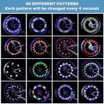 Rechargeable LED Bike Wheel Lights - 30 Patterns
