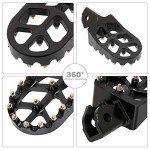Wider CNC Motorcycle Footpegs for Electric Bikes