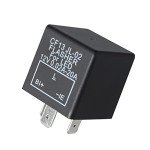 GLOFE 3-Pin 12V Electronic Flasher Relay for LEDs