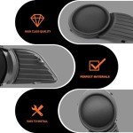 Fog Light Covers for 2011-2017 Sienna, 2-Pack