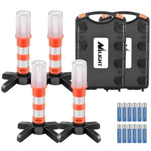 Nilight LED Emergency Car Kit with Strobe Lights