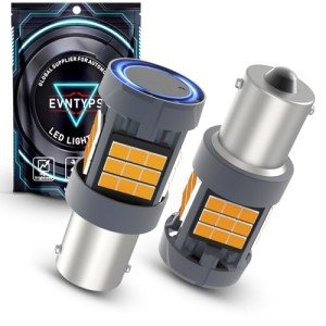 LED Amber Turn Signal Bulbs with Load Resistor 2PCS