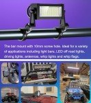Aluminum Light Bar Mounts for Off-Road Vehicles