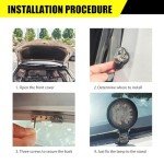 Adjustable LED Work Light Mounting Bracket Set