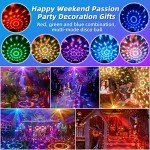 2-Pack Sound Activated Disco Ball Party Lights