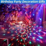 2-Pack Sound Activated Disco Ball Party Lights
