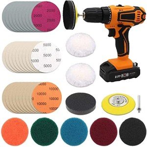 Car Headlight Restoration Kit with Polishing Discs