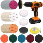 Car Headlight Restoration Kit with Polishing Discs