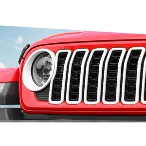 2024 Jeep Wrangler 4xe Headlight Cover & Grille Inserts