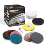 Car Headlight Restoration Kit with Polishing Discs