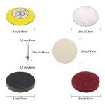 Car Headlight Restoration Kit with Polishing Discs