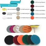 Car Headlight Restoration Kit with Polishing Discs