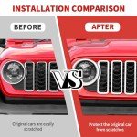 2024 Jeep Wrangler 4xe Headlight Cover & Grille Inserts