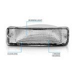 Clear Parking Lights Set for 1988-1995 Toyota Pickup/4Runner