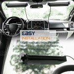 Amber/White LED Dash Emergency Strobe Light Bar