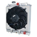 CoolingSnow Aluminum Radiator Kit for Honda Civic/Integra