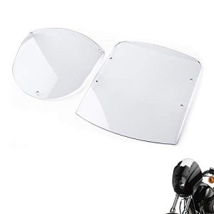Clear Windshield Quarter Fairing Kit for Harley