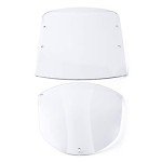 Clear Windshield Quarter Fairing Kit for Harley