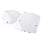 Clear Windshield Quarter Fairing Kit for Harley