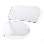 Clear Windshield Quarter Fairing Kit for Harley