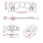 Motorcycle Floorboards Set for Harley Touring Models