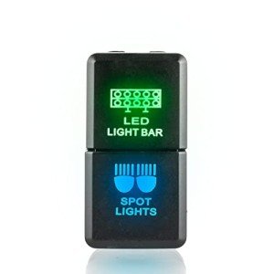 Dual Push LED Backlight Switch for Toyota Vehicles