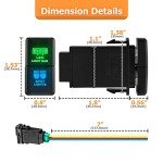 Dual Push LED Backlight Switch for Toyota Vehicles