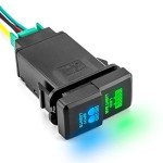 Dual Push LED Backlight Switch for Toyota Vehicles