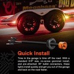 10pc Amber 12V LED Marker Lights for Trailers