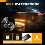 GOOACC 60 Inch LED Running Board Light Kit