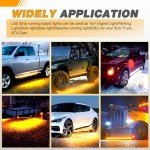 GOOACC 60 Inch LED Running Board Light Kit