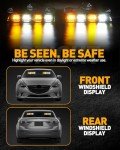 2002L Amber White Emergency Dash Strobe Lights