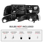Chevy Silverado Headlight Assembly with Bumper Lights