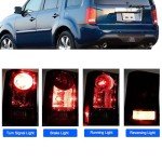 Honda Pilot Left Tail Light Assembly 2009-2015