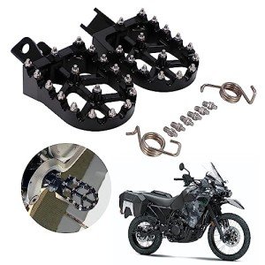 JFG Racing CNC Motorcycle Footpegs for KLR 650