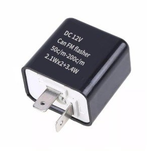 12V Adjustable LED Flasher Relay for Cars & Bikes