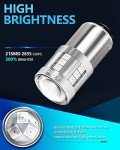 Yorkim 1157 Red LED Brake Light Bulbs - 2 Pack