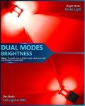 Yorkim 1157 Red LED Brake Light Bulbs - 2 Pack