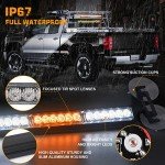35" LED Traffic Advisor Light Bar for Vehicles