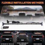 35" LED Traffic Advisor Light Bar for Vehicles