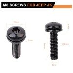 Jeep Wrangler JK Screw and Bolt Set - 8PC