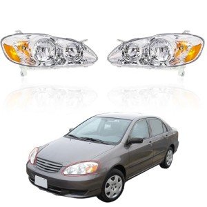 Replacement Headlight Assembly for 2003-2008 Corolla