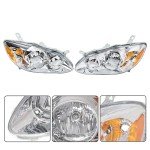 Replacement Headlight Assembly for 2003-2008 Corolla