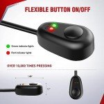 Nilight Wireless Remote Wiring Harness for LED Lights