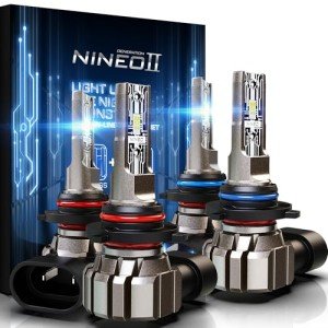 NINEO 9005 9006 Combo Bulbs for Driving